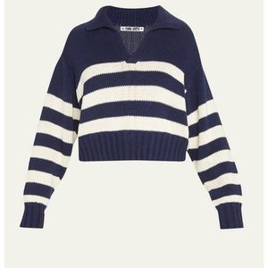 CIAO LUCIA Venezia Striped blue&white Sweater sz XXS